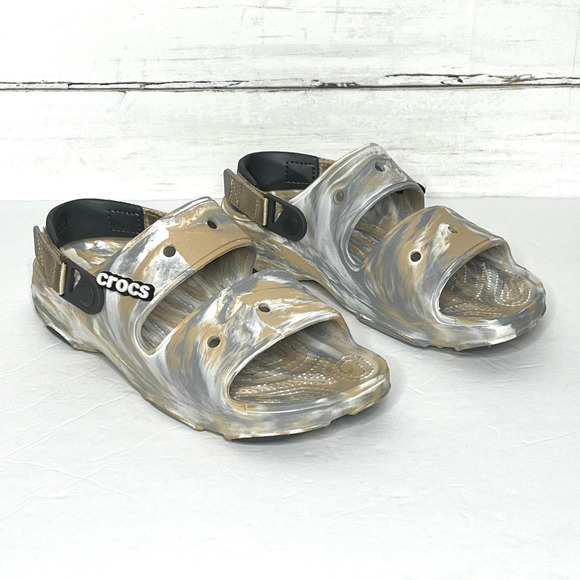 CROCS Other - Crocs All Terrain Marbled Sandals Men's Shoe Size 7